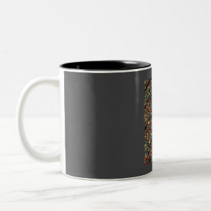 Taza Bicolor París Earthtone France City Map Poster Resumen