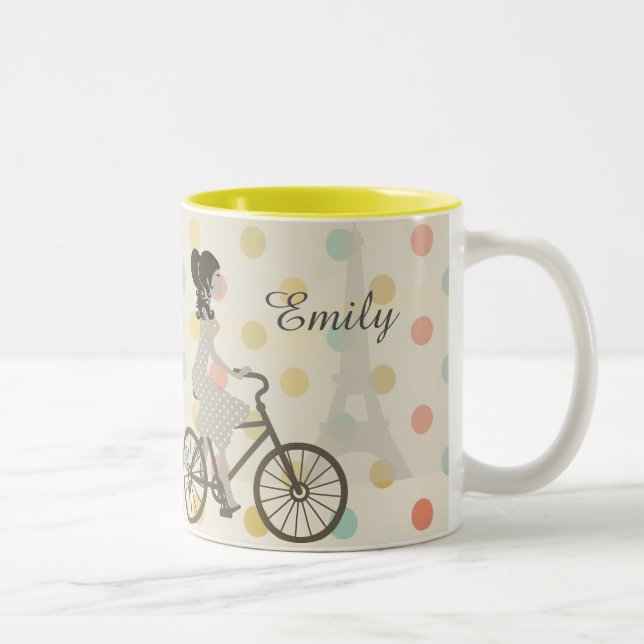 Taza Bicolor París elegante (Derecha)