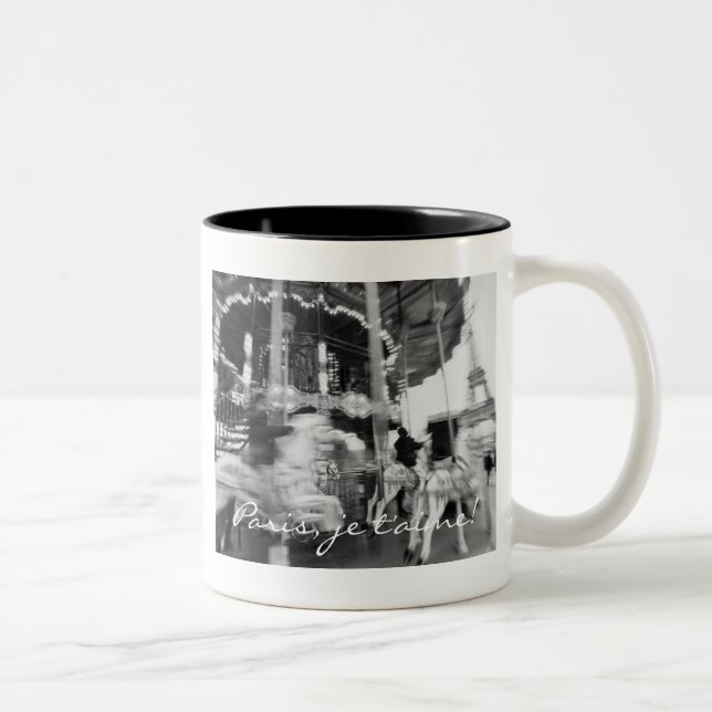 Taza Bicolor ¡París, t'aime del je! (Derecha)