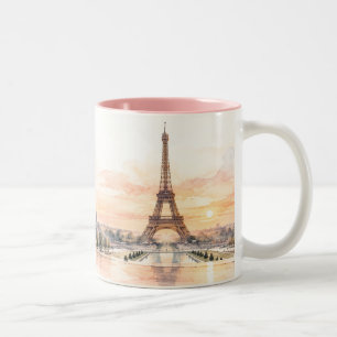 Taza Bicolor Paris viewed from Trocadero