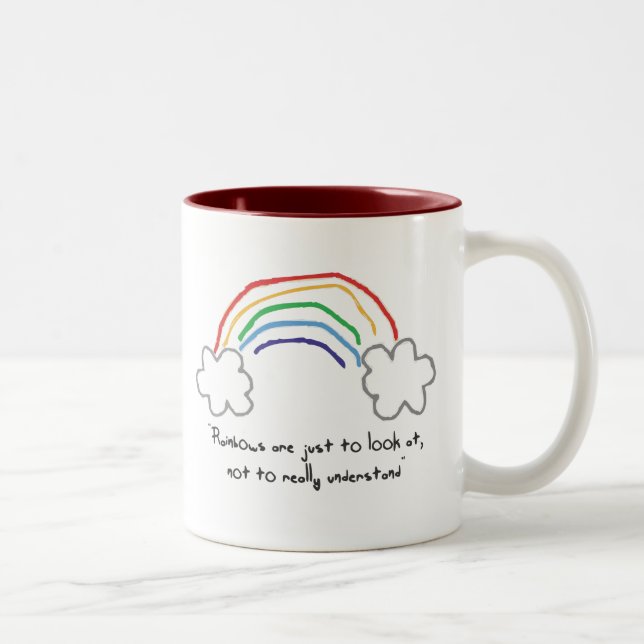 Taza Bicolor paro arco iris (Derecha)