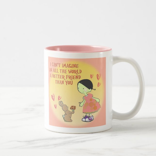 Taza Bicolor paro de amistad (Derecha)