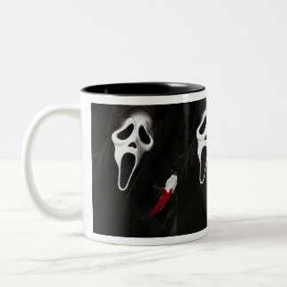 Taza Bicolor paro de cara fantasma