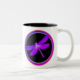 Taza Bicolor paro de libélula