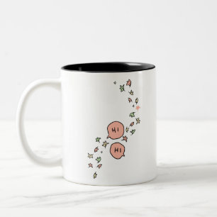 Taza Bicolor paro del corazón de nick y charlie