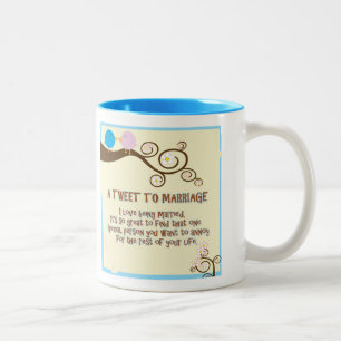 Taza Bicolor paro matrimonial