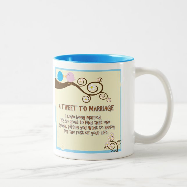 Taza Bicolor paro matrimonial (Derecha)
