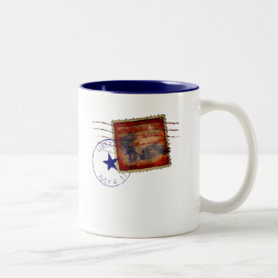 Taza Bicolor paro postal de libertad
