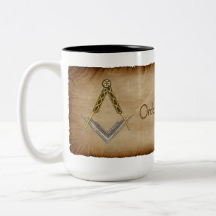 Taza Bicolor Parque con Plaza y brújula