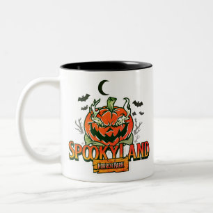Taza Bicolor Parque de Terror Spooky Land