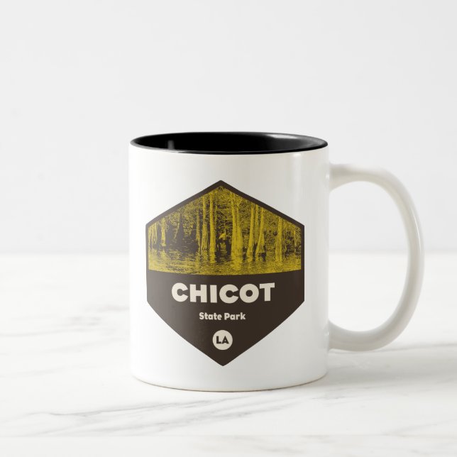 Taza Bicolor Parque estatal Chicot Louisiana (Derecha)