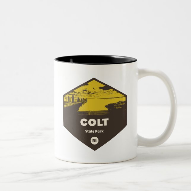 Taza Bicolor Parque Estatal Colt Rhode Island (Derecha)