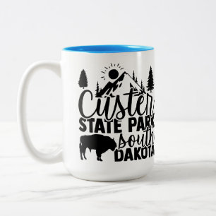 Taza Bicolor Parque estatal Custer