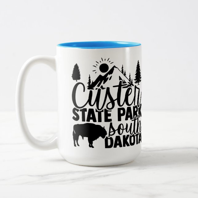 Taza Bicolor Parque estatal Custer (Izquierda)