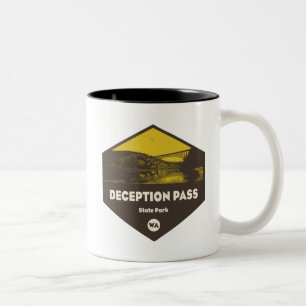 Taza Bicolor Parque Estatal Deception Pass Washington
