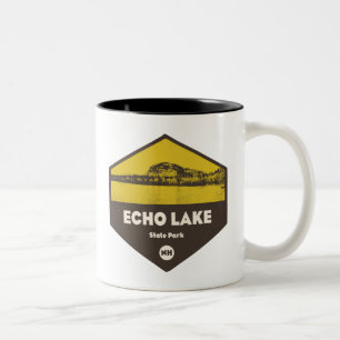 Taza Bicolor Parque Estatal Echo Lake New Hampshire