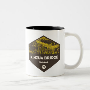 Taza Bicolor Parque Estatal Kinzua Bridge Pennsylvania