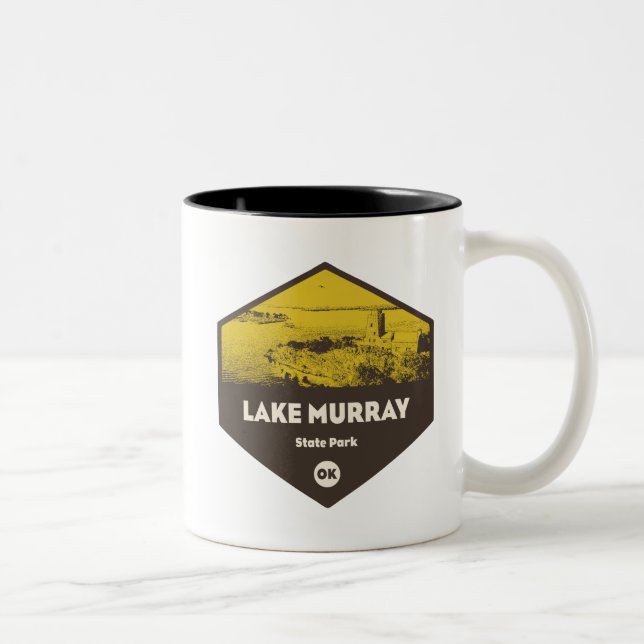 Taza Bicolor Parque estatal Lake Murray Oklahoma (Derecha)