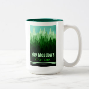 Taza Bicolor Parque Estatal Sky Meadows Virginia Forest