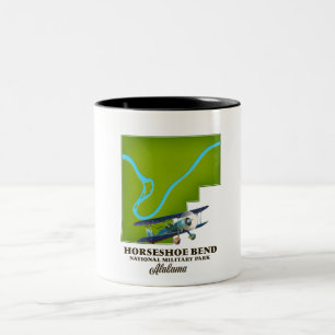 Taza Bicolor parque militar nacional herradura