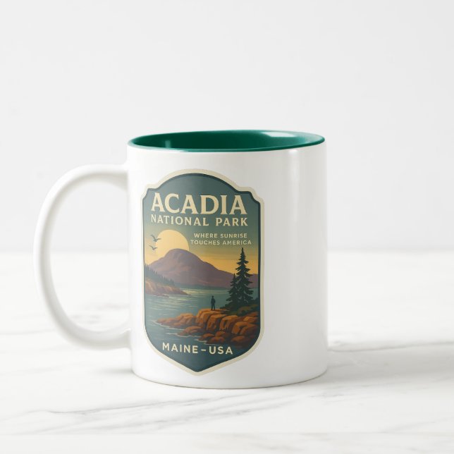 Taza Bicolor Parque nacional Acadia (Izquierda)