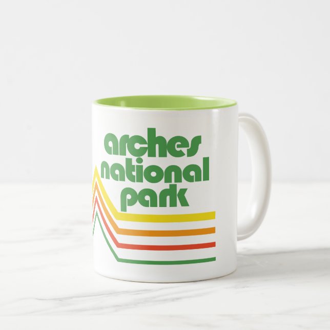 Taza Bicolor Parque nacional Arches (Anverso derecho)