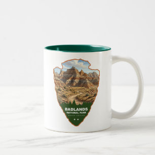 Taza Bicolor Parque Nacional Badlands Arrowhead