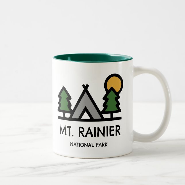 Taza Bicolor Parque Nacional del Monte Rainier (Derecha)