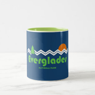 Taza Bicolor Parque nacional Everglades Retro