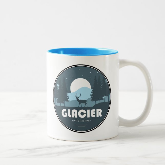 Taza Bicolor Parque nacional Glaciar Deer (Derecha)