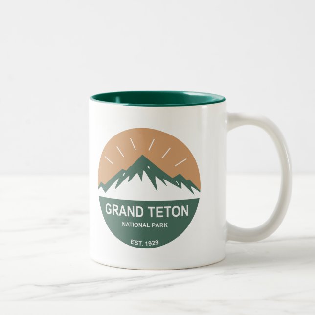 Taza Bicolor Parque Nacional Grand Teton (Derecha)