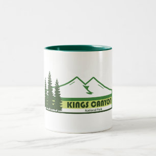 Taza Bicolor Parque Nacional Kings Canyon Green Stripes
