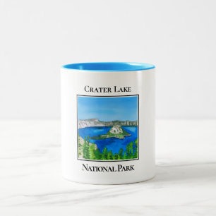 Taza Bicolor Parque nacional Lago Crater