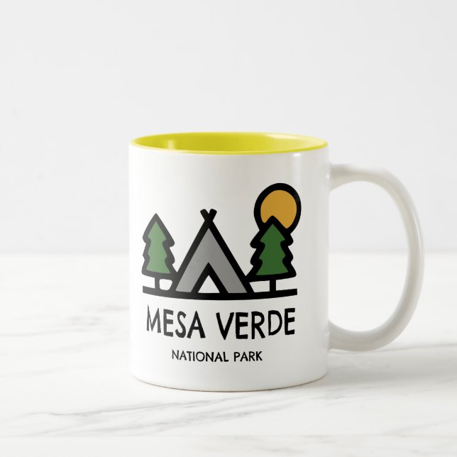 Taza Bicolor Parque nacional Mesa Verde (Derecha)