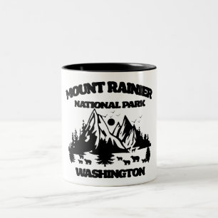 Taza Bicolor Parque nacional Monte Rainier