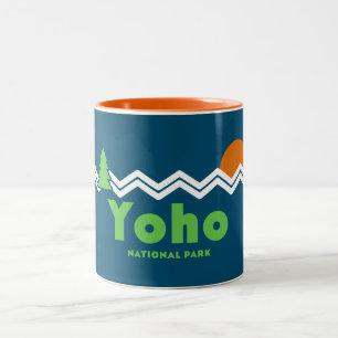 Taza Bicolor Parque nacional Yoho Retro