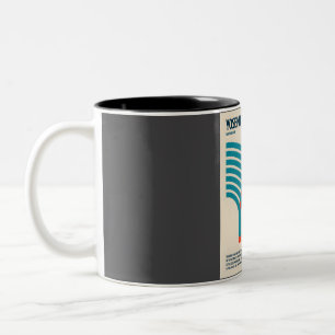 Taza Bicolor Parque nacional Yosemite Arte de viajes retro