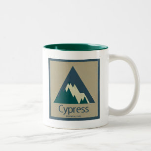 Taza Bicolor Parque Provincial Cypress Rústico