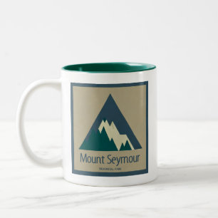 Taza Bicolor Parque Provincial Mount Seymour Rústico