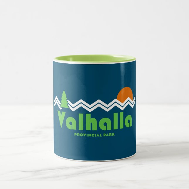Taza Bicolor Parque provincial Valhalla Retro (Centro)