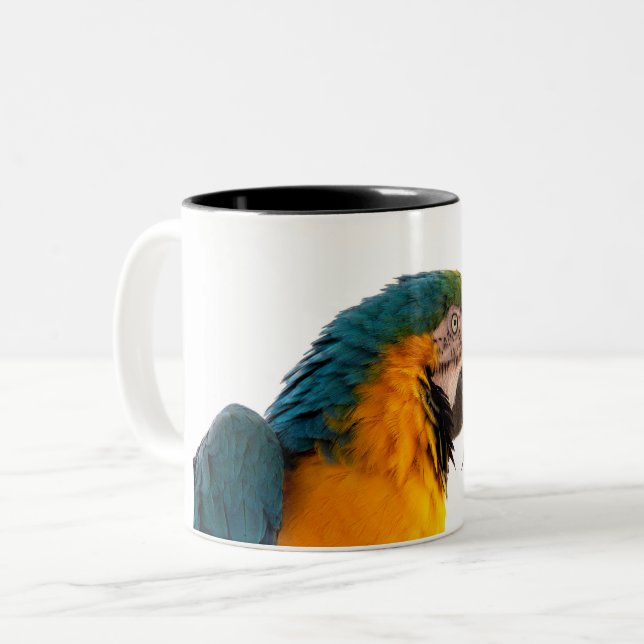 Taza Bicolor Parrot Post-it Notes (Anverso izquierdo)