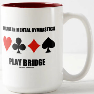 Taza Bicolor Participar En La Gimnasia Mental Juega Puente