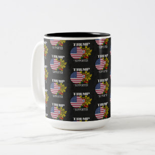 Taza Bicolor Partidario de Trump en Portugal