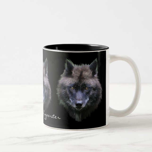 TAZA BICOLOR PARTIDARIO GRIS DE WOLF (Derecha)