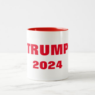 Taza Bicolor Partido de regalo de Trump 2024 de Personalizado r