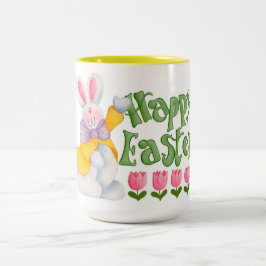 Taza Bicolor Pascua feliz