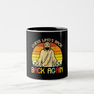 Taza Bicolor Pascua Jesús Adivina Quién Vuelve Religioso Cristi