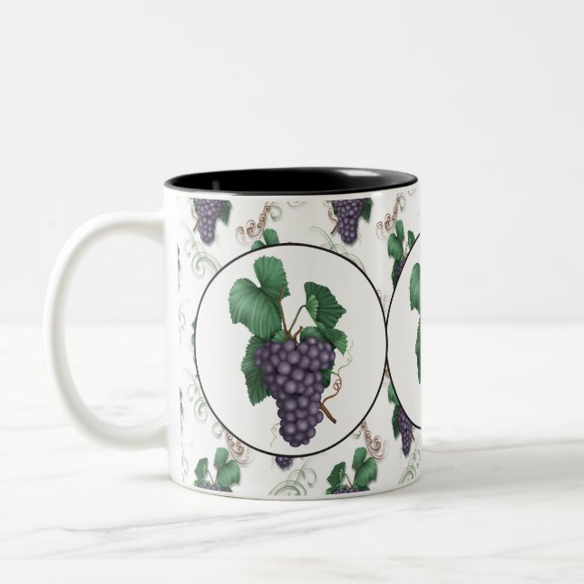 Taza Bicolor Pasta de frutas de uva de campo (Izquierda)