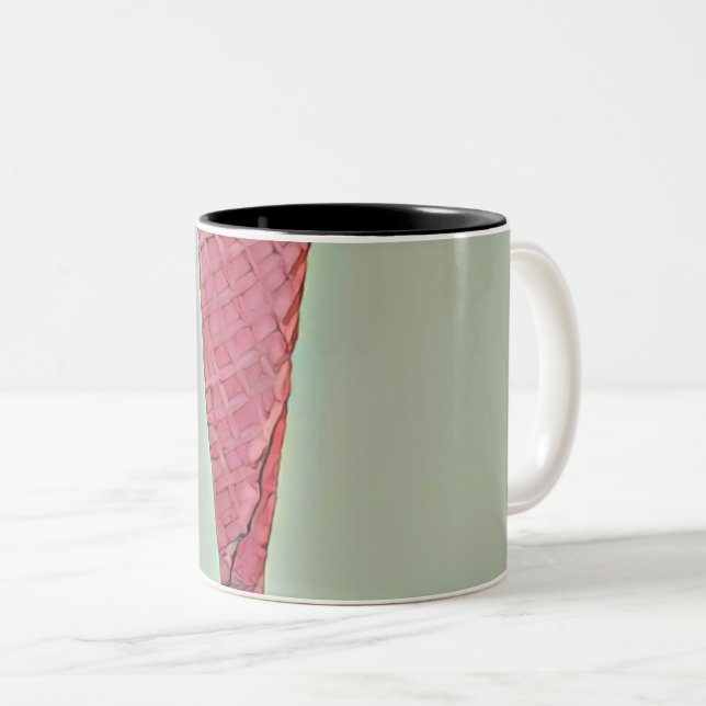 Taza Bicolor Pastel de helado (Anverso derecho)