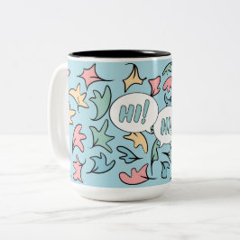 Taza Bicolor Pastel deja azul